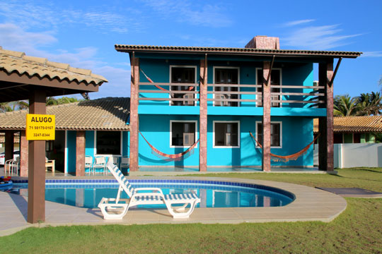Casa em Guarajuba de frente para o mar 
