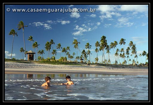 Casa em Guarajuba de frente para o mar 