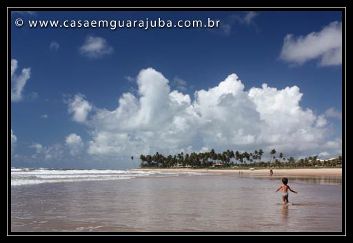 Casa em Guarajuba de frente para o mar 